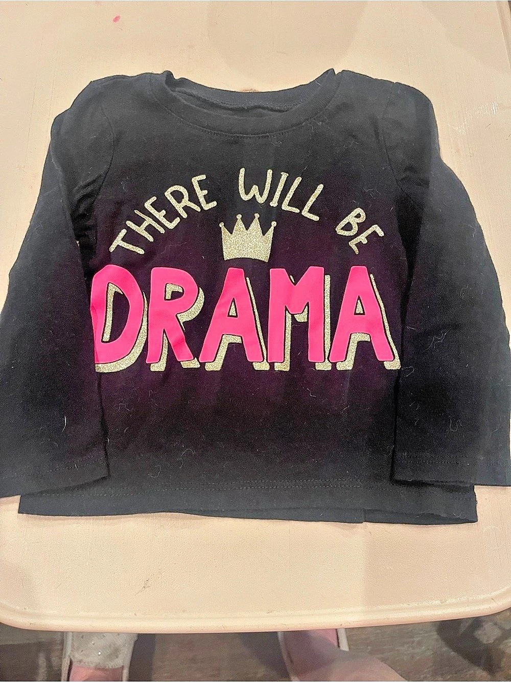 The Children's Place There Will Be Drama Graphic Tee Girls 18-24M